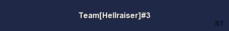 Team Hellraiser 3 Server Banner