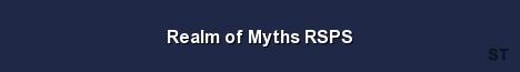 Realm of Myths RSPS Server Banner