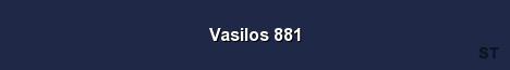 Vasilos 881 Server Banner