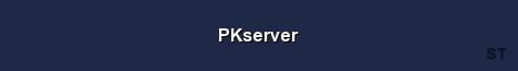 PKserver Server Banner