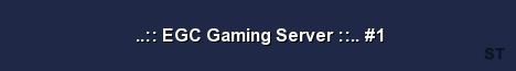EGC Gaming Server 1 Server Banner