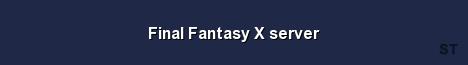 Final Fantasy X server 