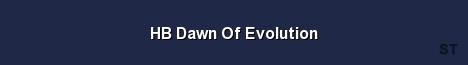 HB Dawn Of Evolution Server Banner