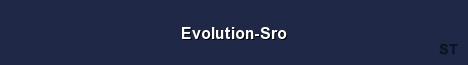 Evolution Sro Server Banner