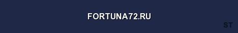 FORTUNA72 RU Server Banner