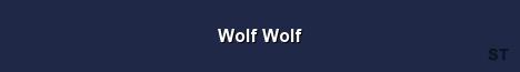 Wolf Wolf Server Banner