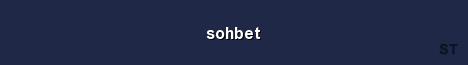 sohbet Server Banner
