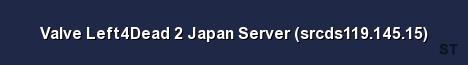 Valve Left4Dead 2 Japan Server srcds119 145 15 