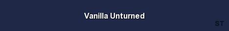 Vanilla Unturned Server Banner