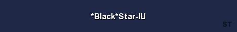 Black Star IU Server Banner