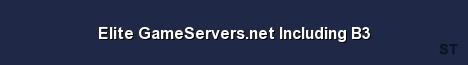Elite GameServers net Including B3 Server Banner