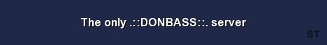The only DONBASS server Server Banner