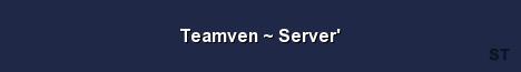 Teamven Server Server Banner