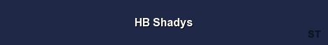HB Shadys Server Banner