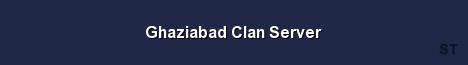 Ghaziabad Clan Server Server Banner