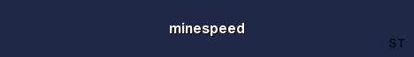 minespeed Server Banner