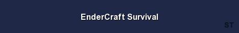 EnderCraft Survival Server Banner