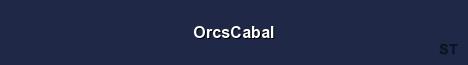 OrcsCabal Server Banner