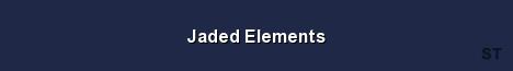 Jaded Elements Server Banner