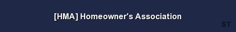 HMA Homeowner s Association Server Banner