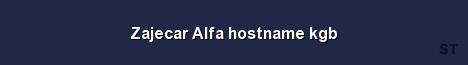 Zajecar Alfa hostname kgb Server Banner
