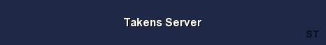 Takens Server Server Banner