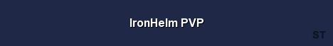 IronHelm PVP Server Banner