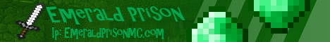 Emerald Prison OP Prison Server Banner