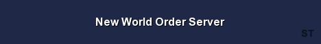 New World Order Server Server Banner