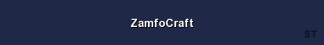 ZamfoCraft Server Banner