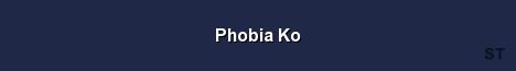 Phobia Ko Server Banner