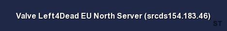 Valve Left4Dead EU North Server srcds154 183 46 Server Banner