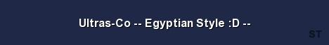 Ultras Co Egyptian Style D Server Banner