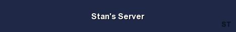 Stan s Server Server Banner