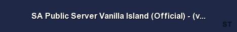 SA Public Server Vanilla Island Official v276 12 Server Banner