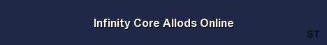 Infinity Core Allods Online Server Banner