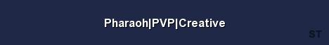 Pharaoh PVP Creative Server Banner