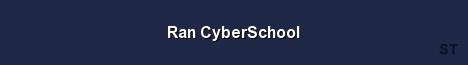 Ran CyberSchool Server Banner