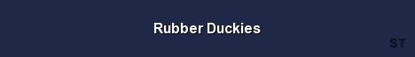 Rubber Duckies Server Banner