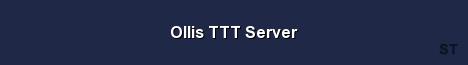 Ollis TTT Server Server Banner