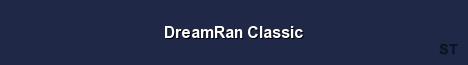 DreamRan Classic Server Banner
