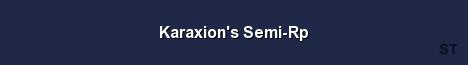 Karaxion s Semi Rp Server Banner
