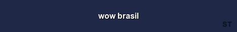 wow brasil Server Banner