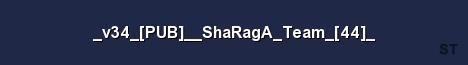 v34 PUB ShaRagA Team 44 Server Banner
