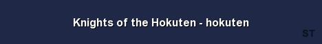 Knights of the Hokuten hokuten Server Banner