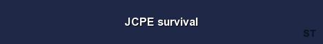 JCPE survival Server Banner