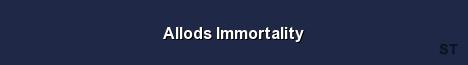 Allods Immortality Server Banner