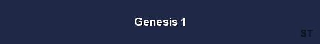 Genesis 1 Server Banner