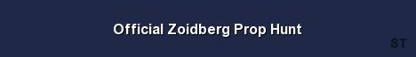 Official Zoidberg Prop Hunt Server Banner