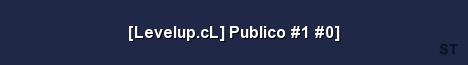Levelup cL Publico 1 0 Server Banner